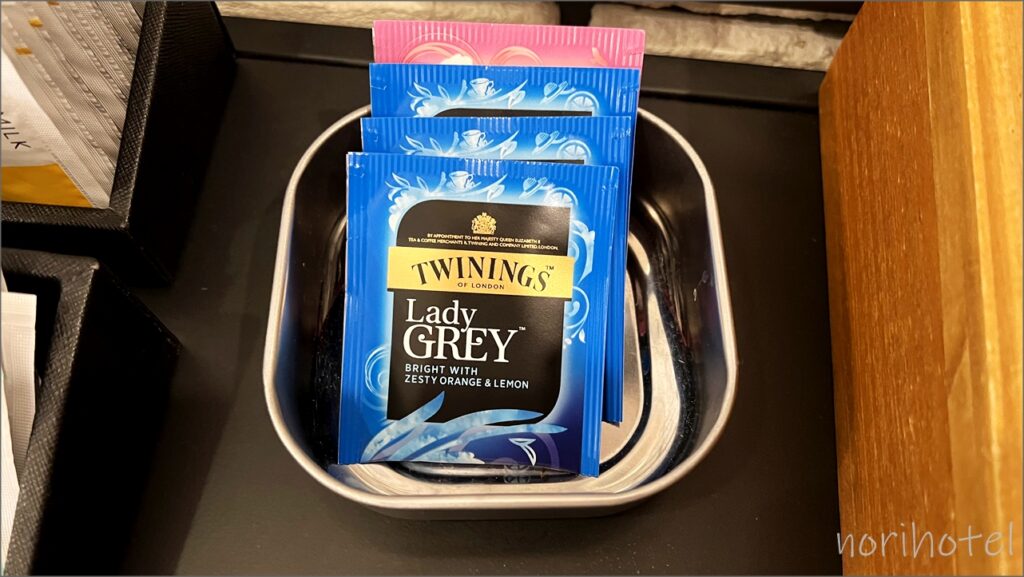 紅茶はTWININGS（トワイニング）が用意されています