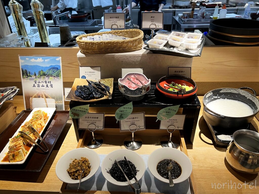 ホテルヴィスキオ富山 by GRANVIAの朝食は和食コーナー、富山の名産がいっぱい！【朝食ビュッフェ･宿泊レビュー･口コミ･感想･評価】