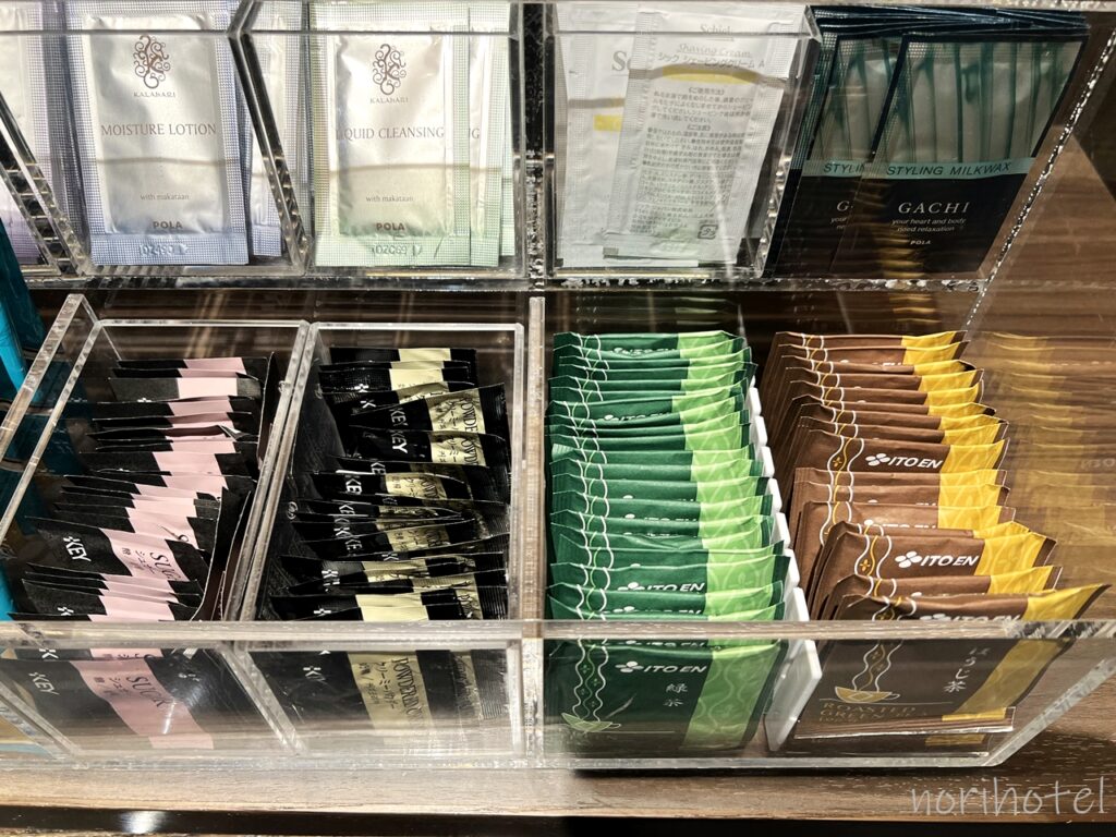 ホテルヴィスキオ富山のアメニティの緑茶・ほうじ茶は伊藤園（ITO EN） 【宿泊レビュー･口コミ･感想･評価】