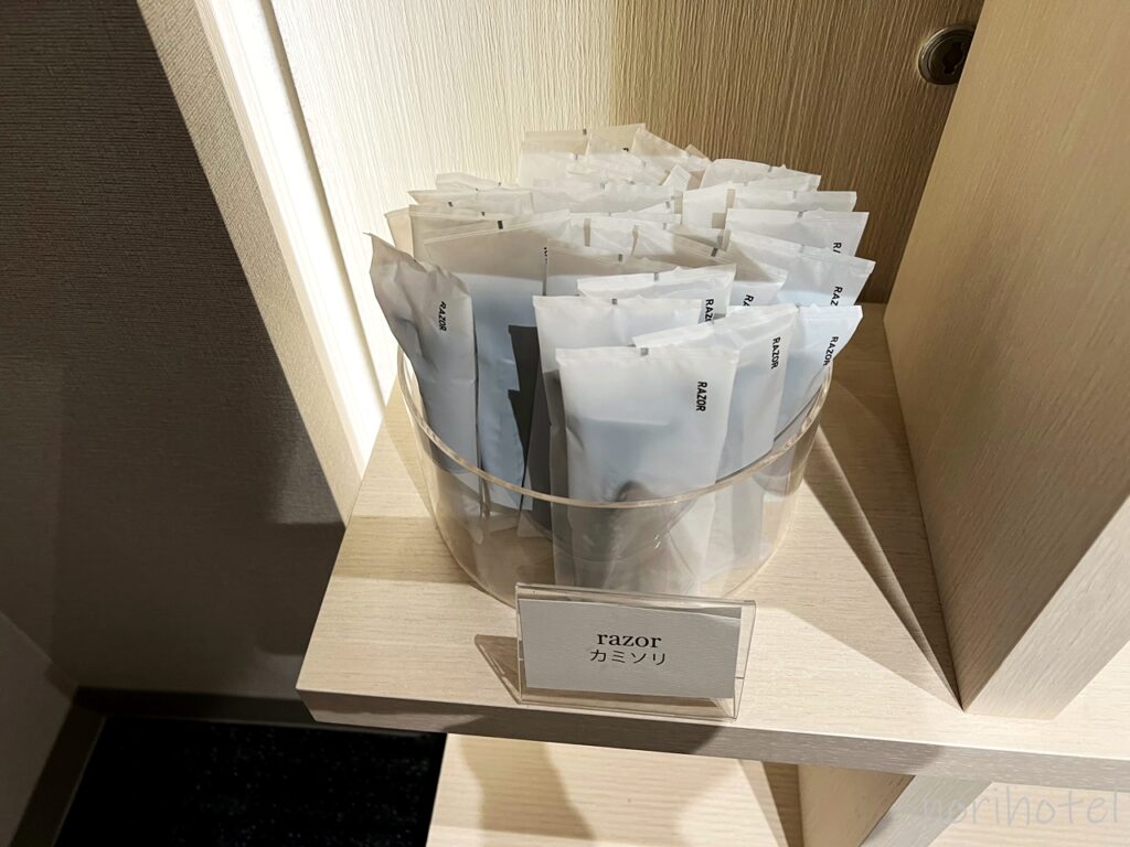 ホテル グランビュー高崎のアメニティのヒゲソリは貝印 KAI製【宿泊レビュー・口コミ・感想・評価・群馬ホテル】